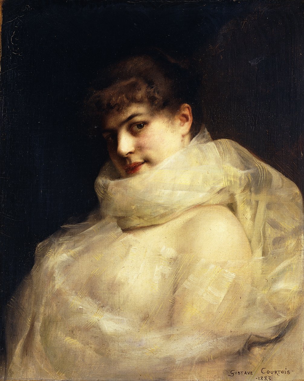 Uma beleza sensual, 1883 de Gustave Claude Etienne Courtois