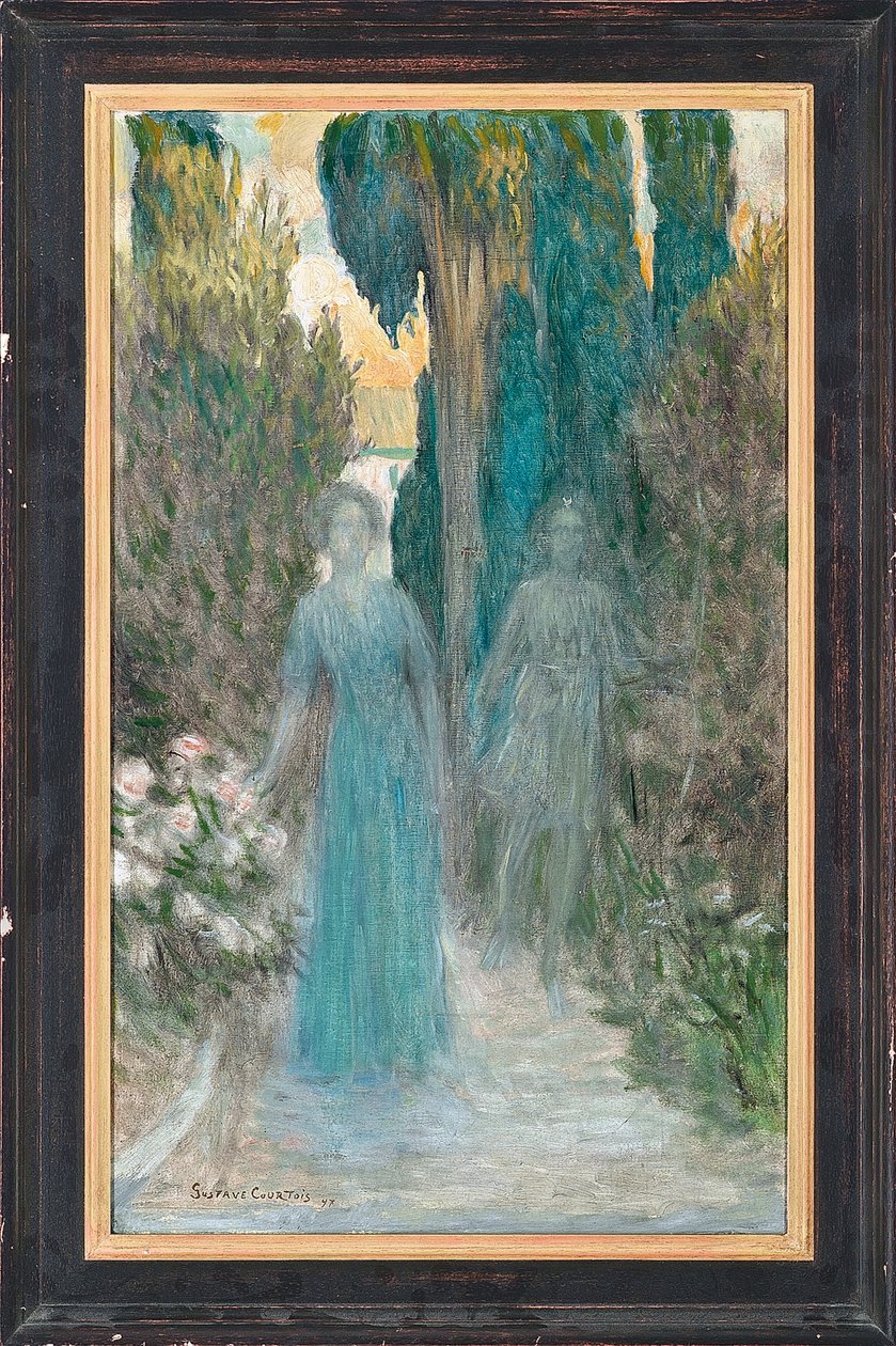 Diana e uma assistente, 1897 de Gustave Claude Etienne Courtois