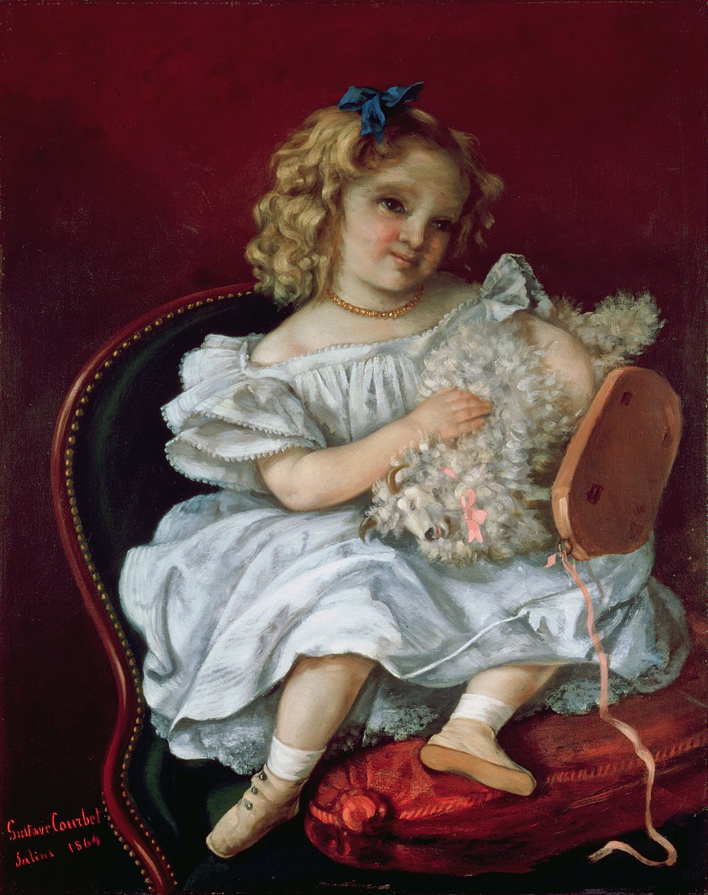 Beatrice Bouvet (n.1861) 1864 (óleo sobre tela) de Gustave Courbet