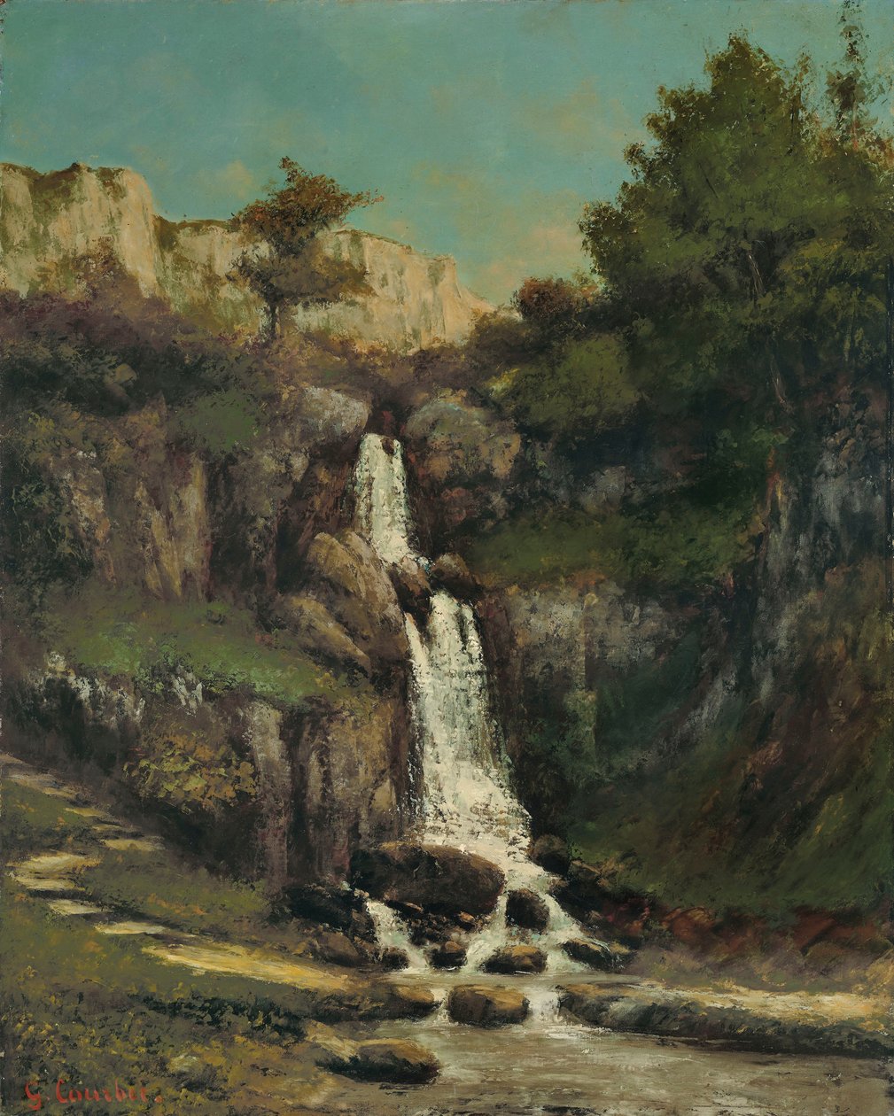Bordos rochosos de la Loue Courbet 1864 de Gustave Courbet