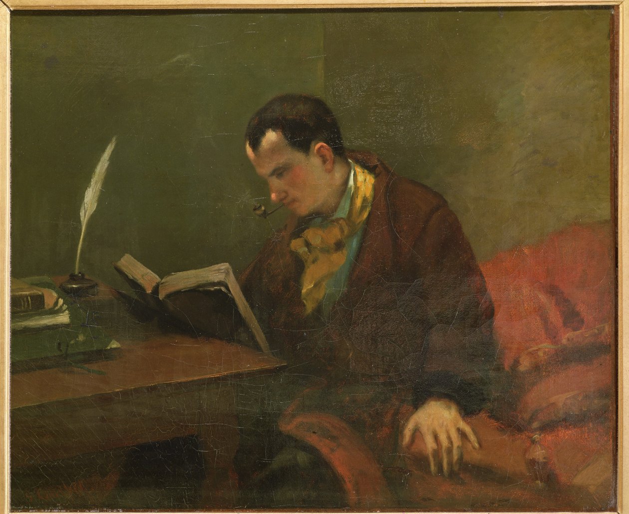 Charles Baudelaire 1821-1867, 1848 de Gustave Courbet