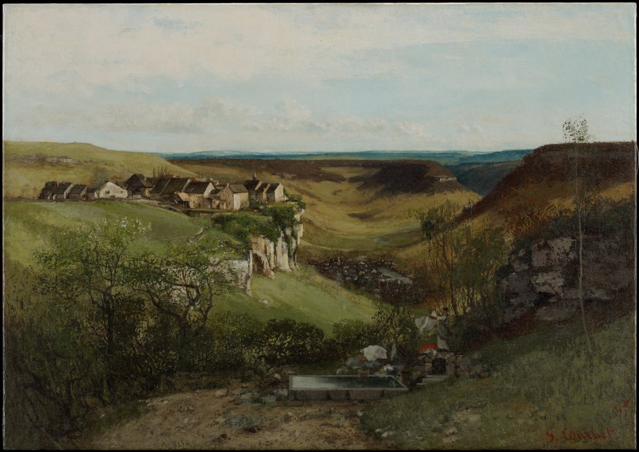 Castelo de Ornans de Gustave Courbet
