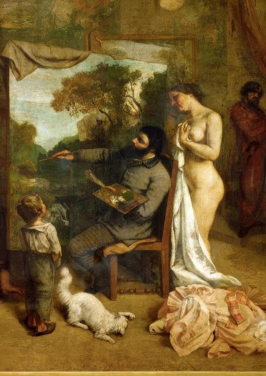 O estúdio de Gustave Courbet