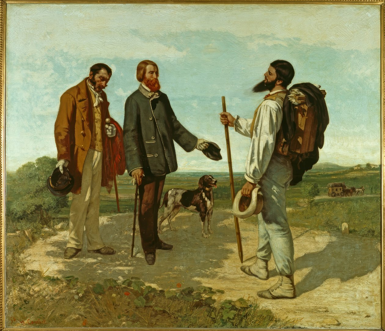 O encontro de Gustave Courbet