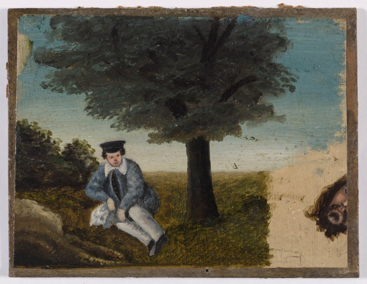 Francês: Autoportrait de Gustave Courbet à l