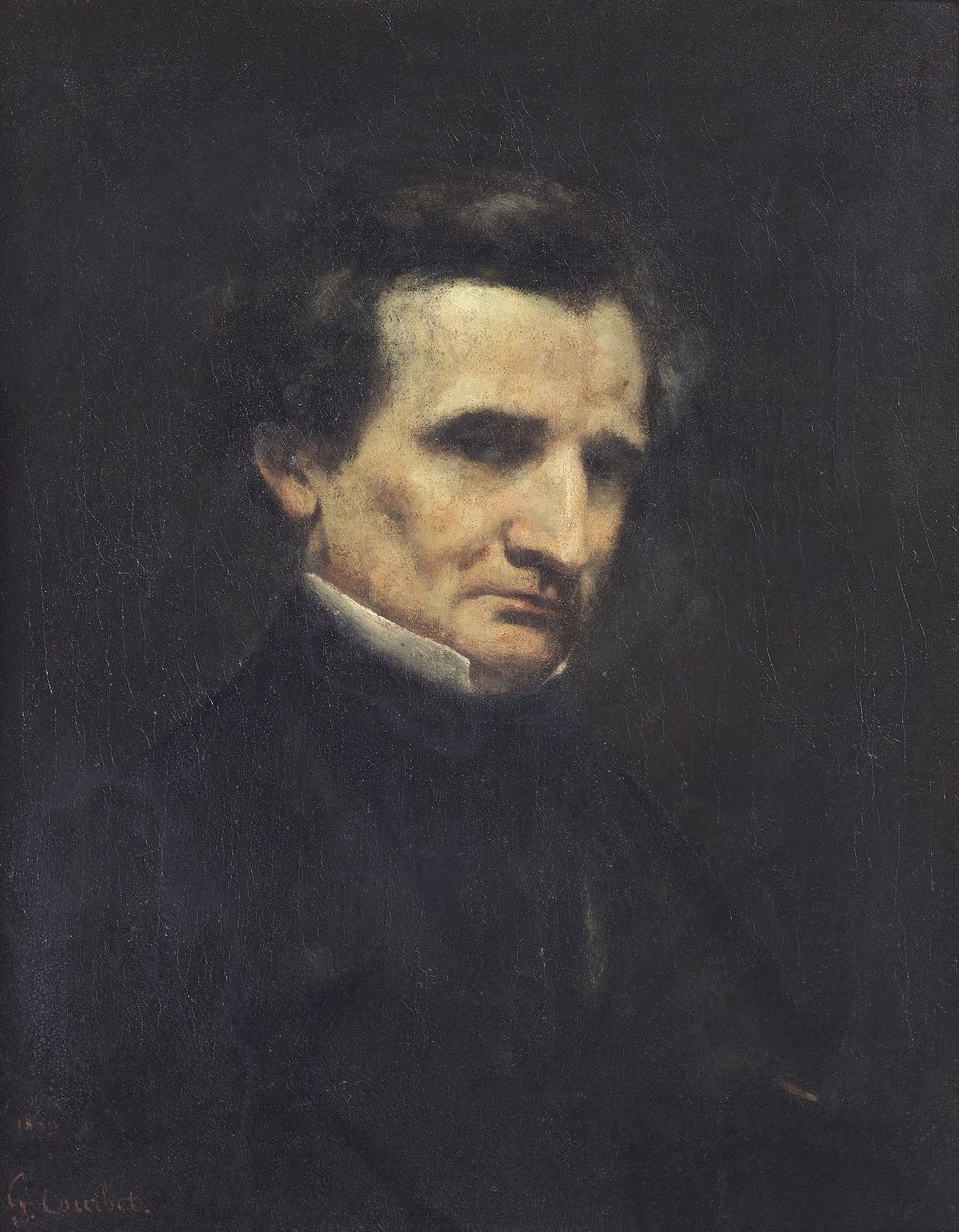 Hector Berlioz (1803-69) 1850 de Gustave Courbet