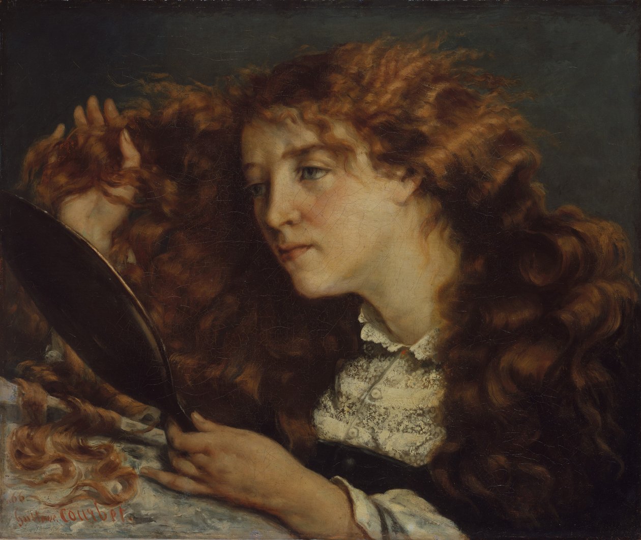 Jo, La Belle Irlandaise, 1865-66. de Gustave Courbet