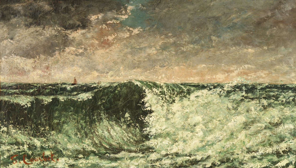 A onda de Gustave Courbet