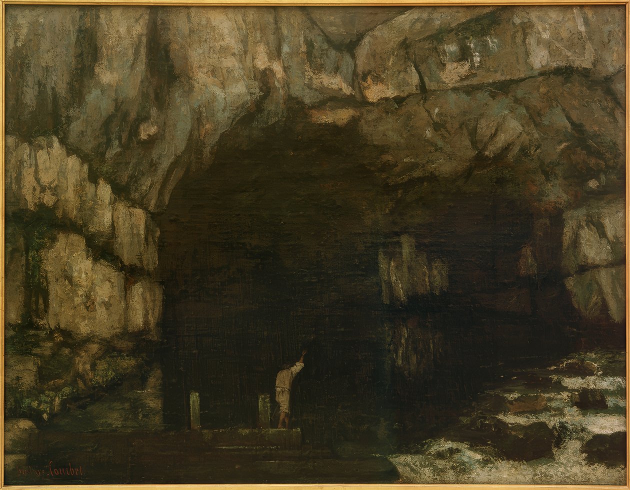 A fonte do Loue de Gustave Courbet