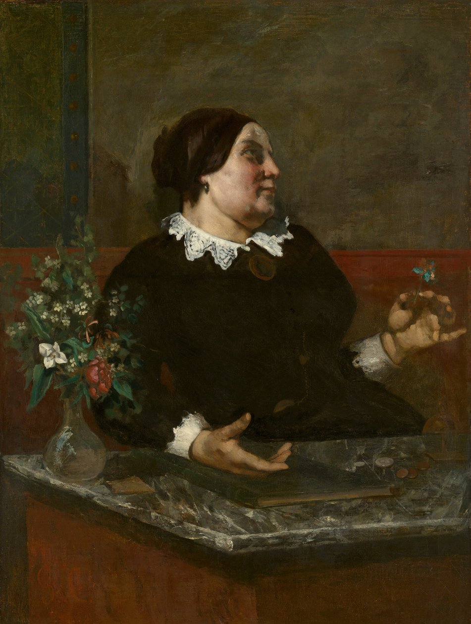 Madre Grégoire, 1855 e 185759. de Gustave Courbet