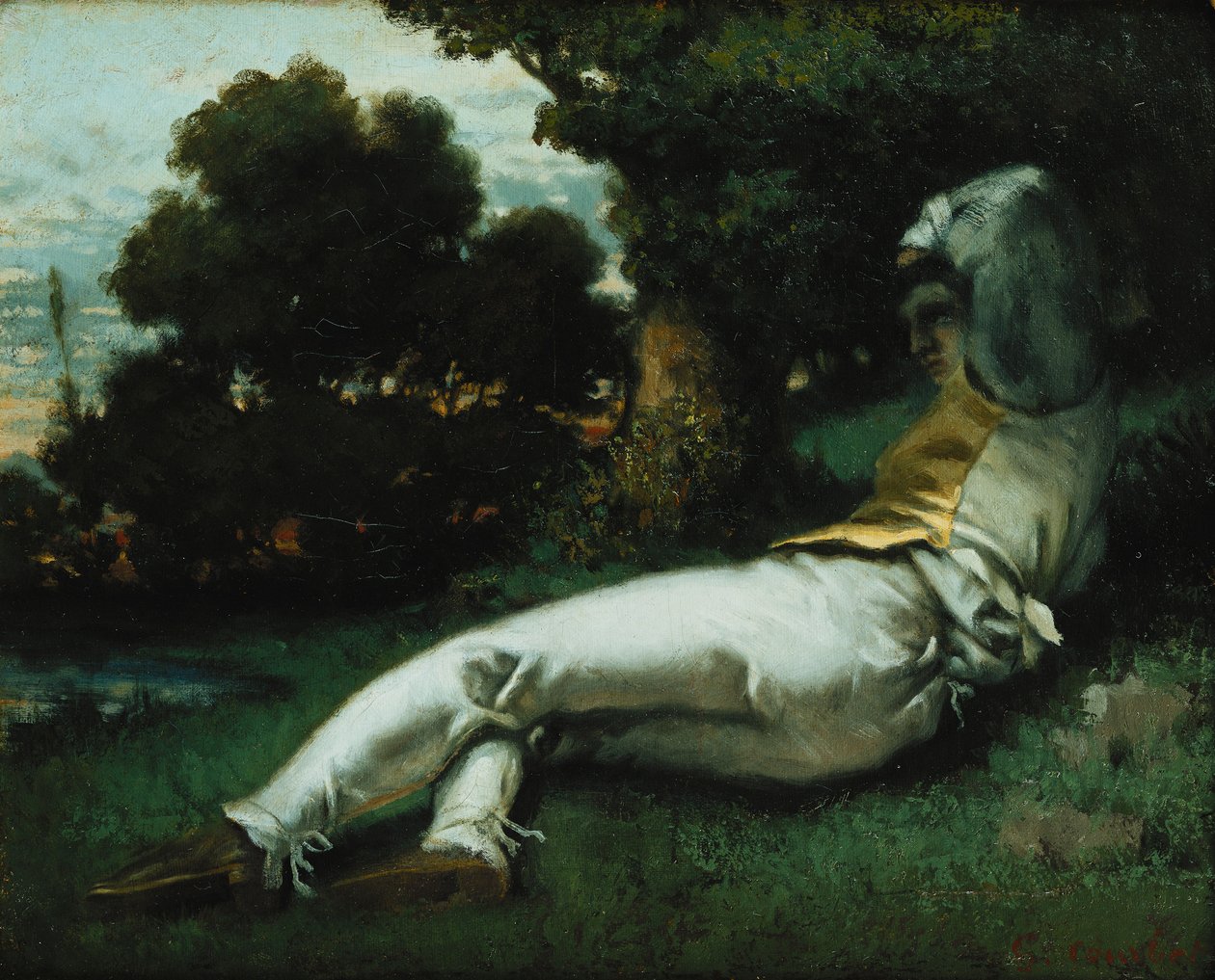 Nap; La Sieste, c.1841-42 de Gustave Courbet