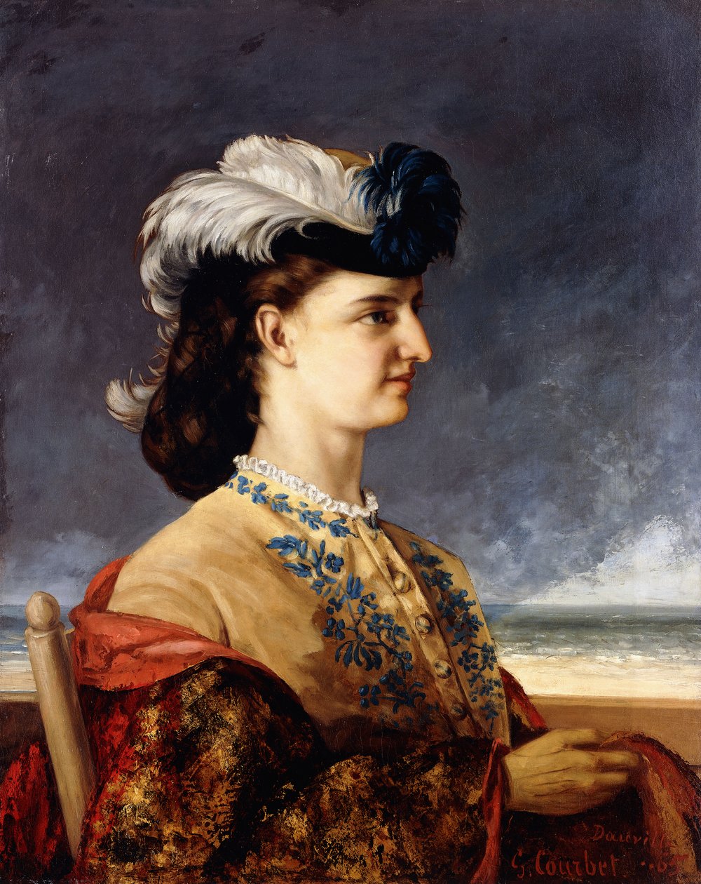 Retrato da Condessa Karoly, 1865 de Gustave Courbet
