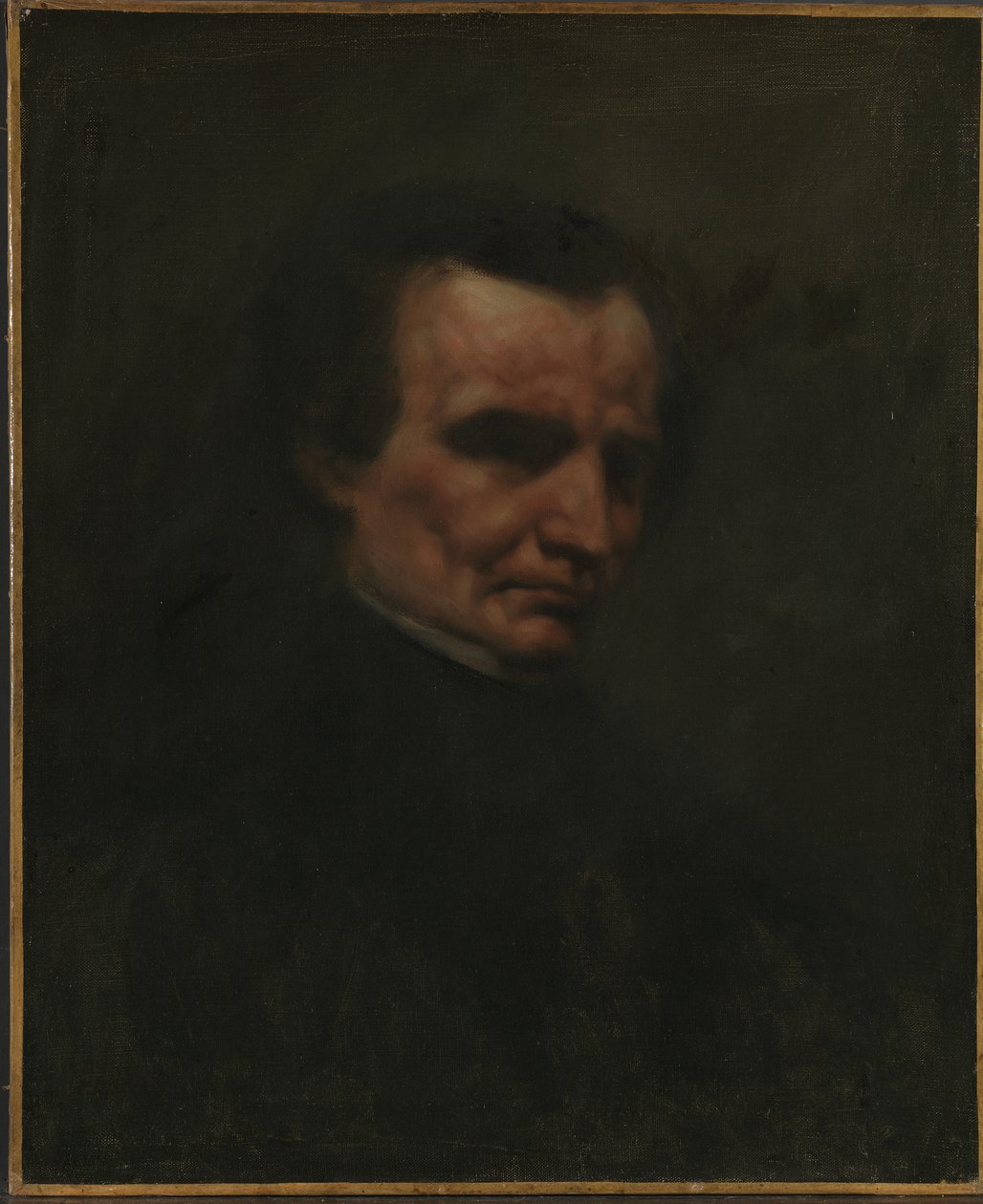 Retrato de Hector Berlioz 1803-1869, c. 1850 de Gustave Courbet