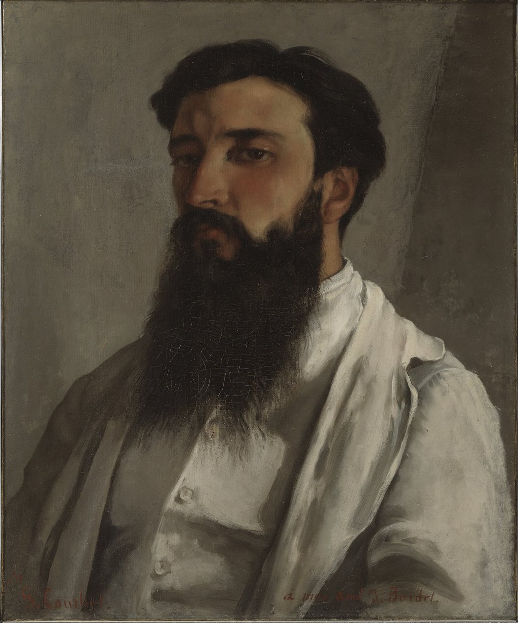 Retrato de Jules Bordet de Gustave Courbet
