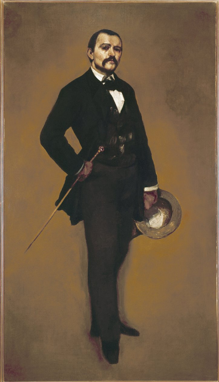 Retrato de homem pintura por Gustave Courbet de Gustave Courbet