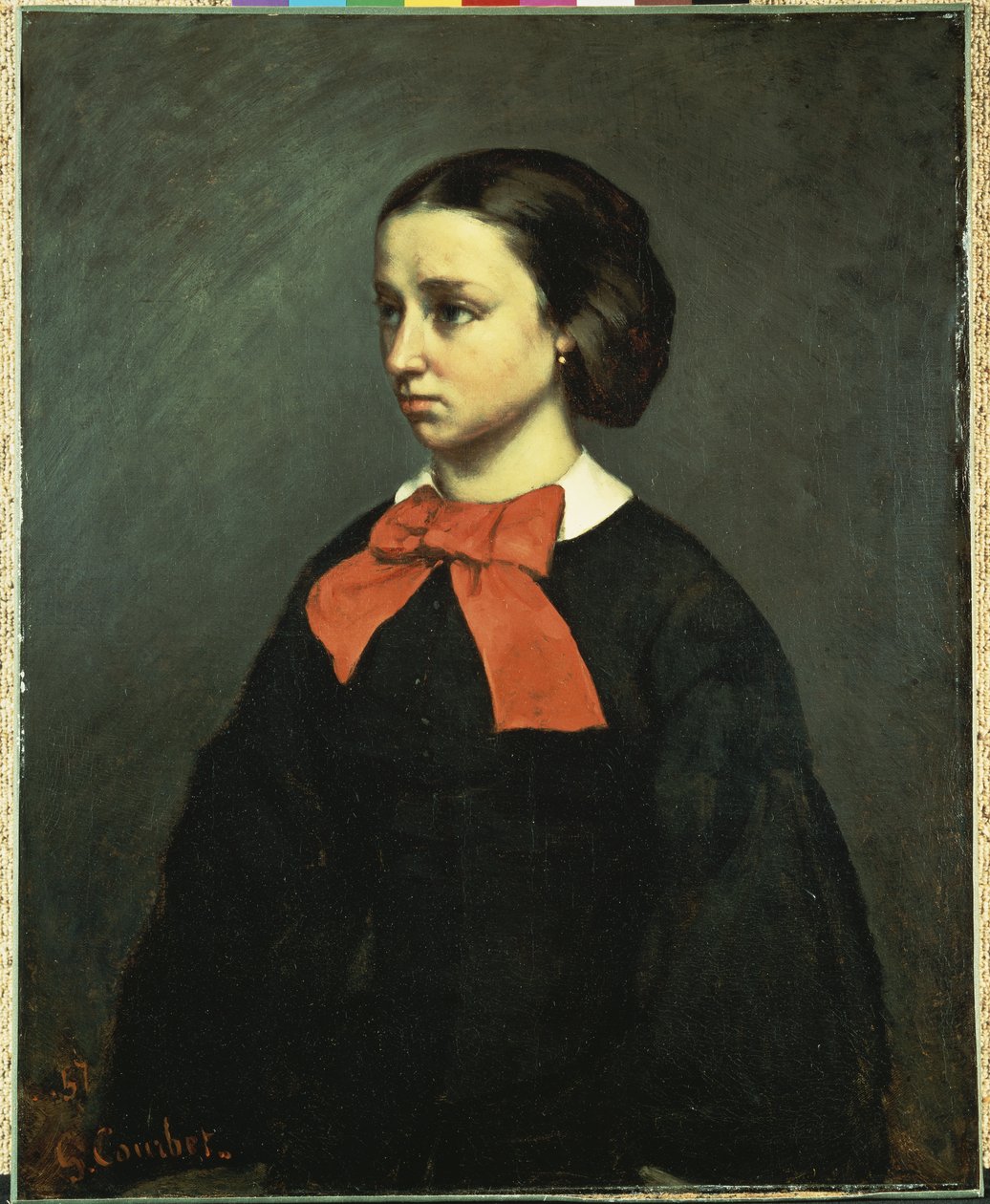 Retrato de Miss Jacquet, 1857 de Gustave Courbet