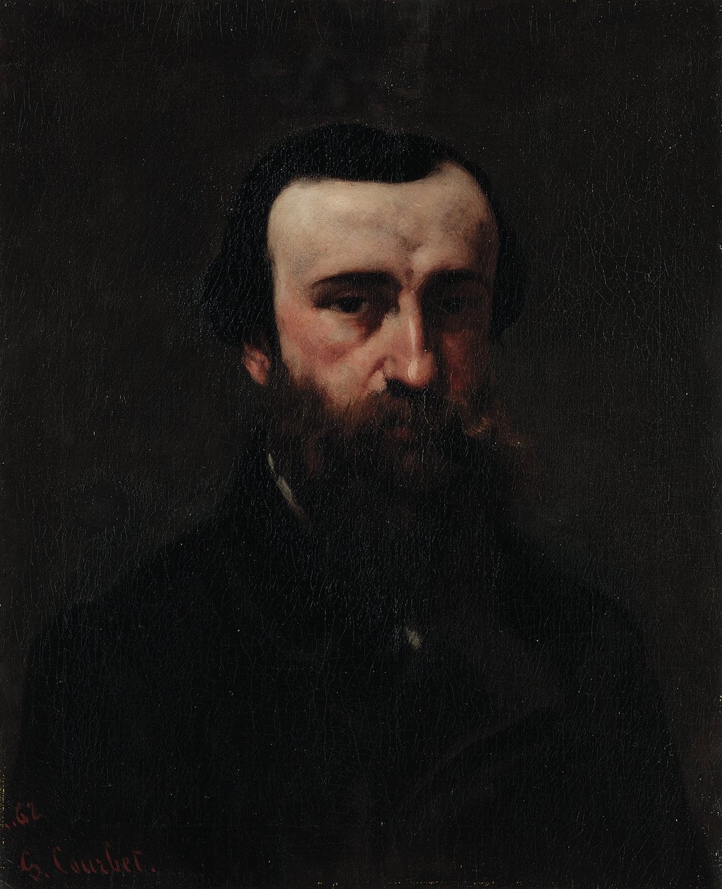 Retrato de Monsieur Nicolle, 1862 de Gustave Courbet
