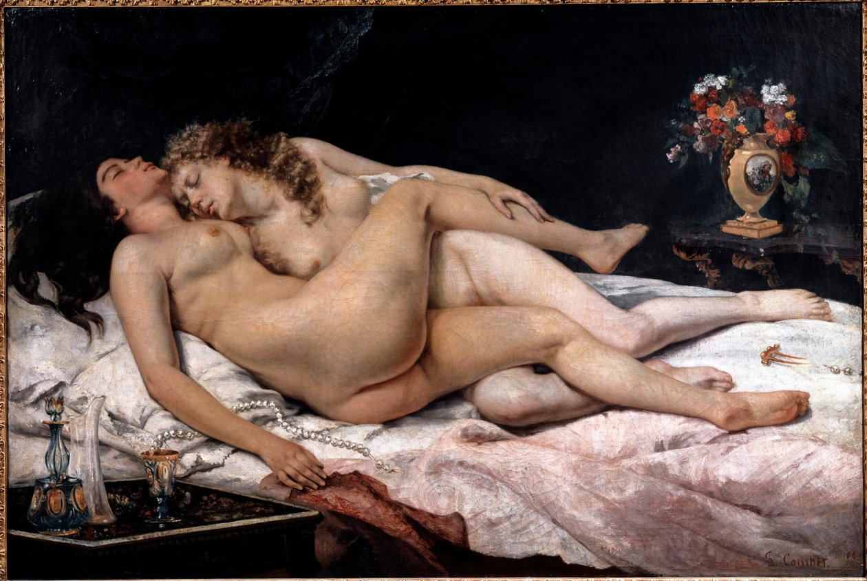 Dormir ou dorminhoco de Gustave Courbet