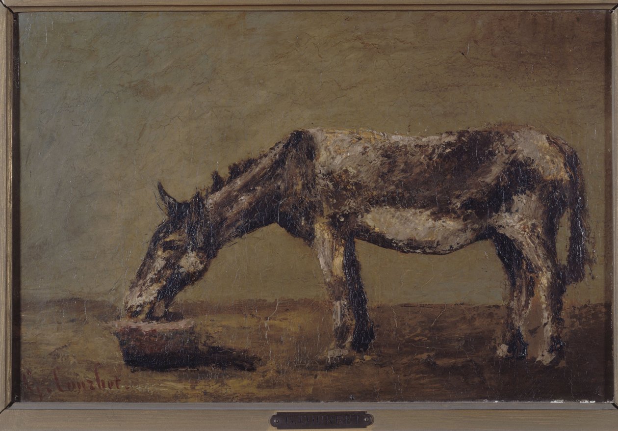 O burro, entre 1862 e 1863 (óleo sobre tela) de Gustave Courbet
