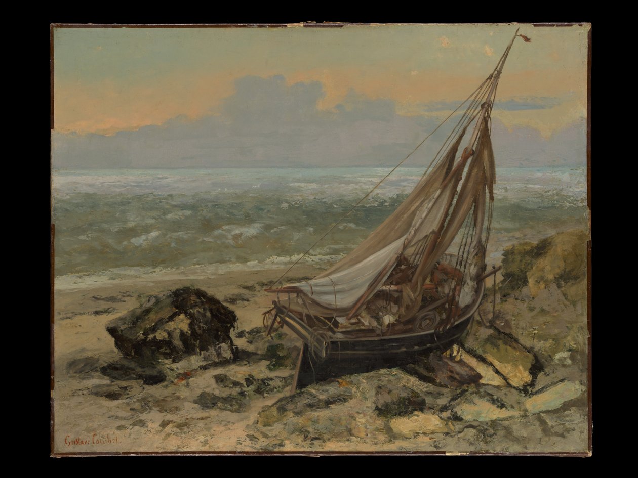 O Barco de Pesca de Gustave Courbet
