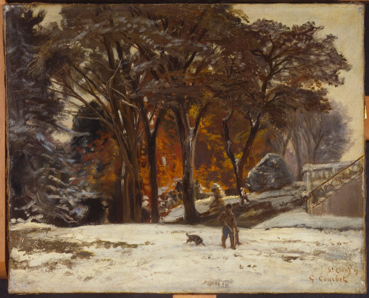 O caçador furtivo, 1867 de Gustave Courbet
