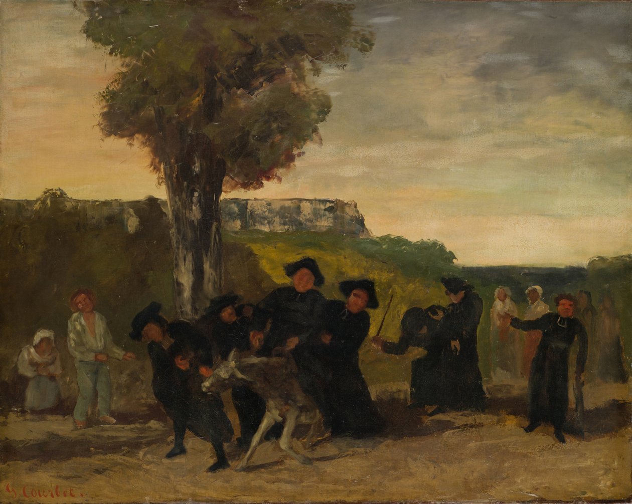 O retorno da reunião, 1863 de Gustave Courbet