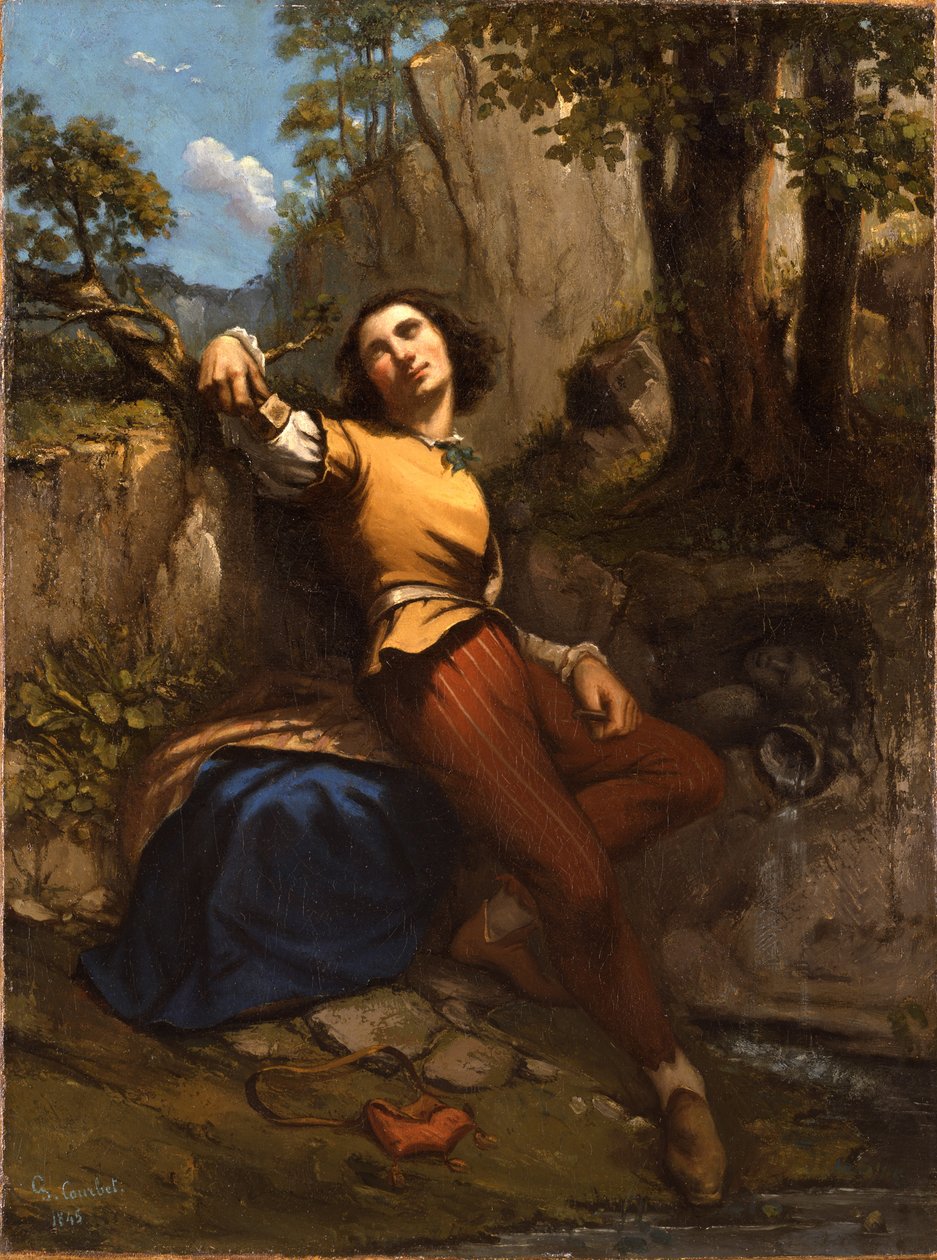 O Escultor, 1845 de Gustave Courbet