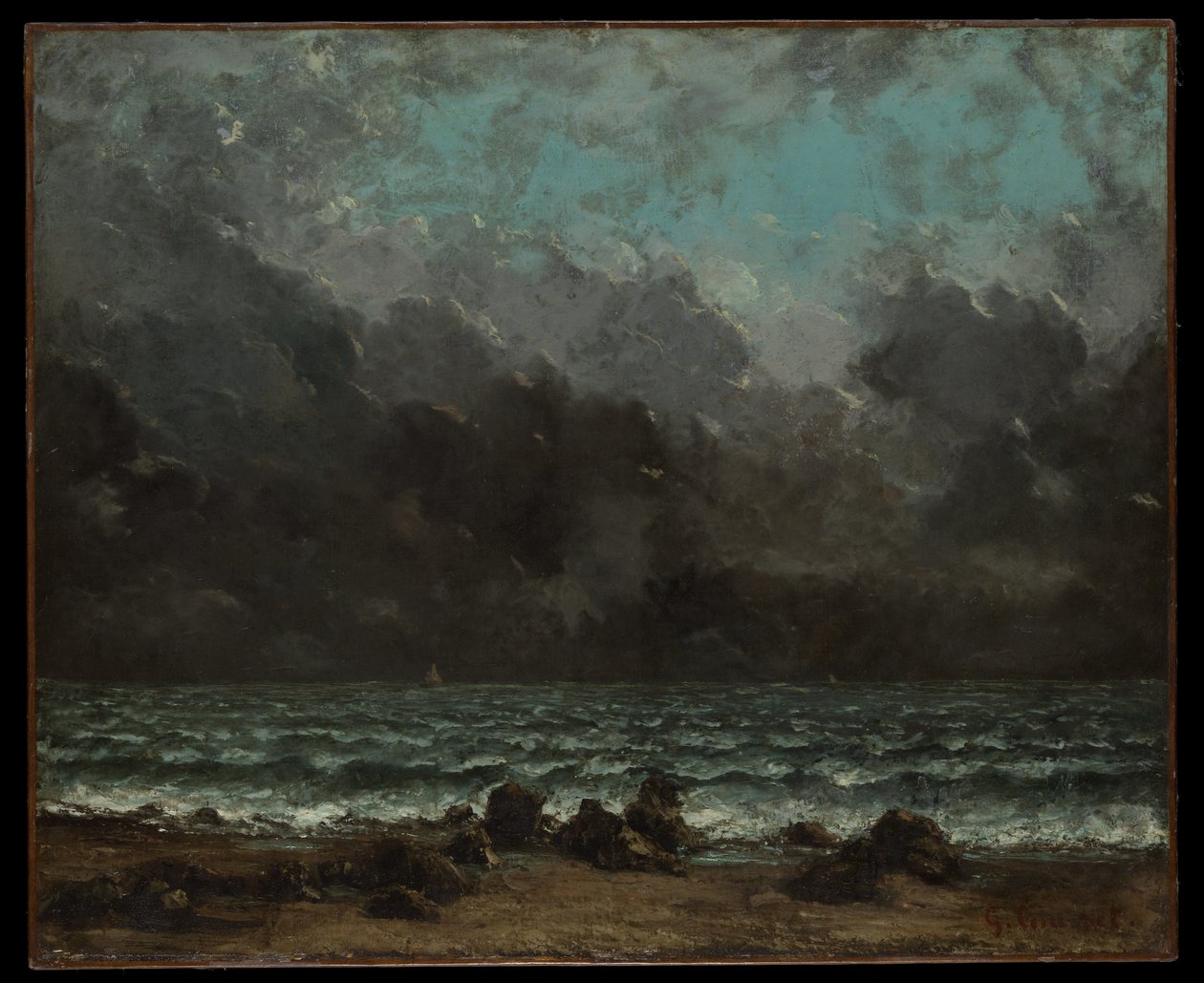 O mar de Gustave Courbet