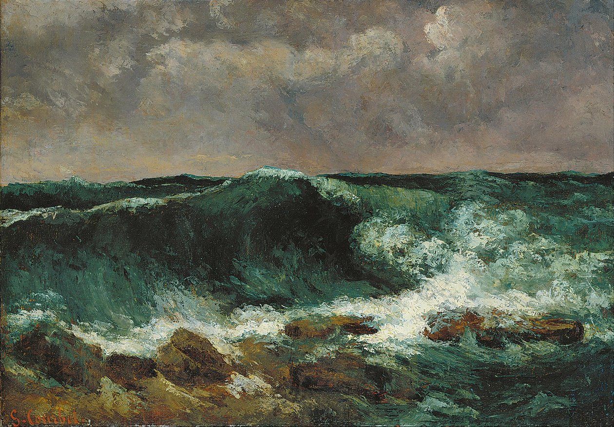 A onda de Gustave Courbet
