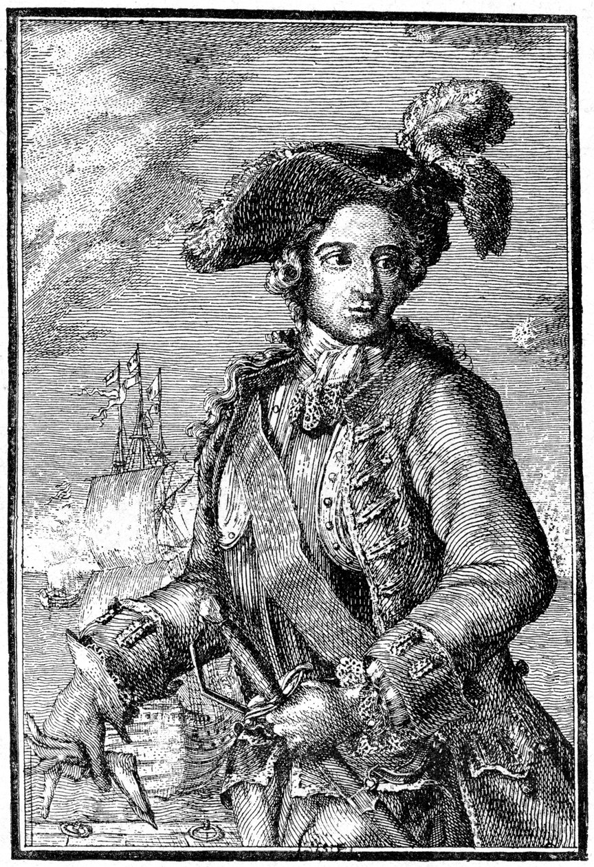 René Duguay-Trouin, corsário francês de Saint-Malo, 1898 de Gustave Demoulin