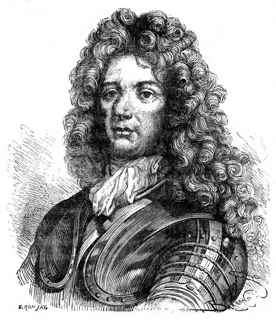 Sébastien le Prestre de Vauban, engenheiro militar francês, 1898 de Gustave Demoulin