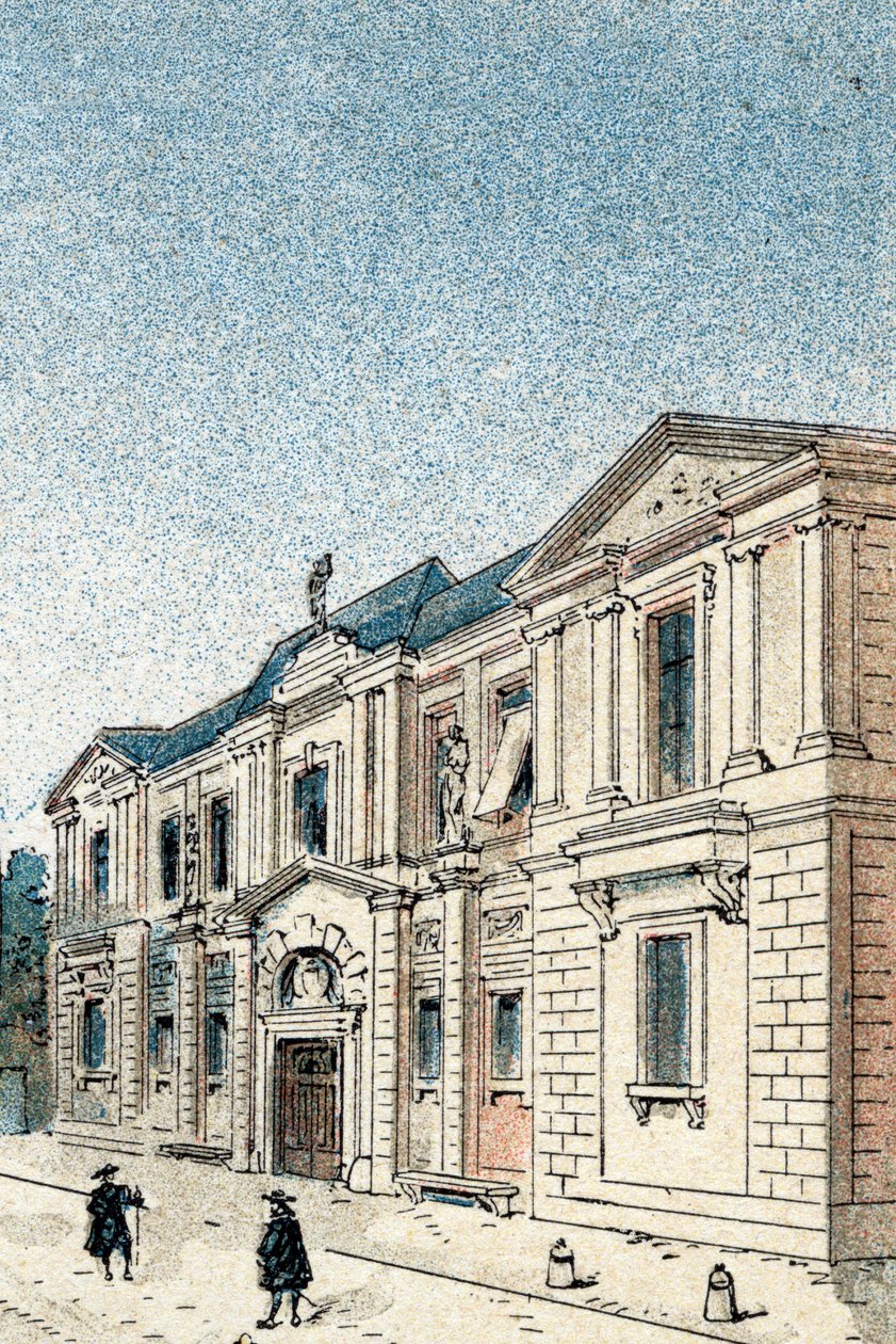 Vista do Hotel Carnavalet, Residência da Marquesa de Sevigne de Gustave Demoulin