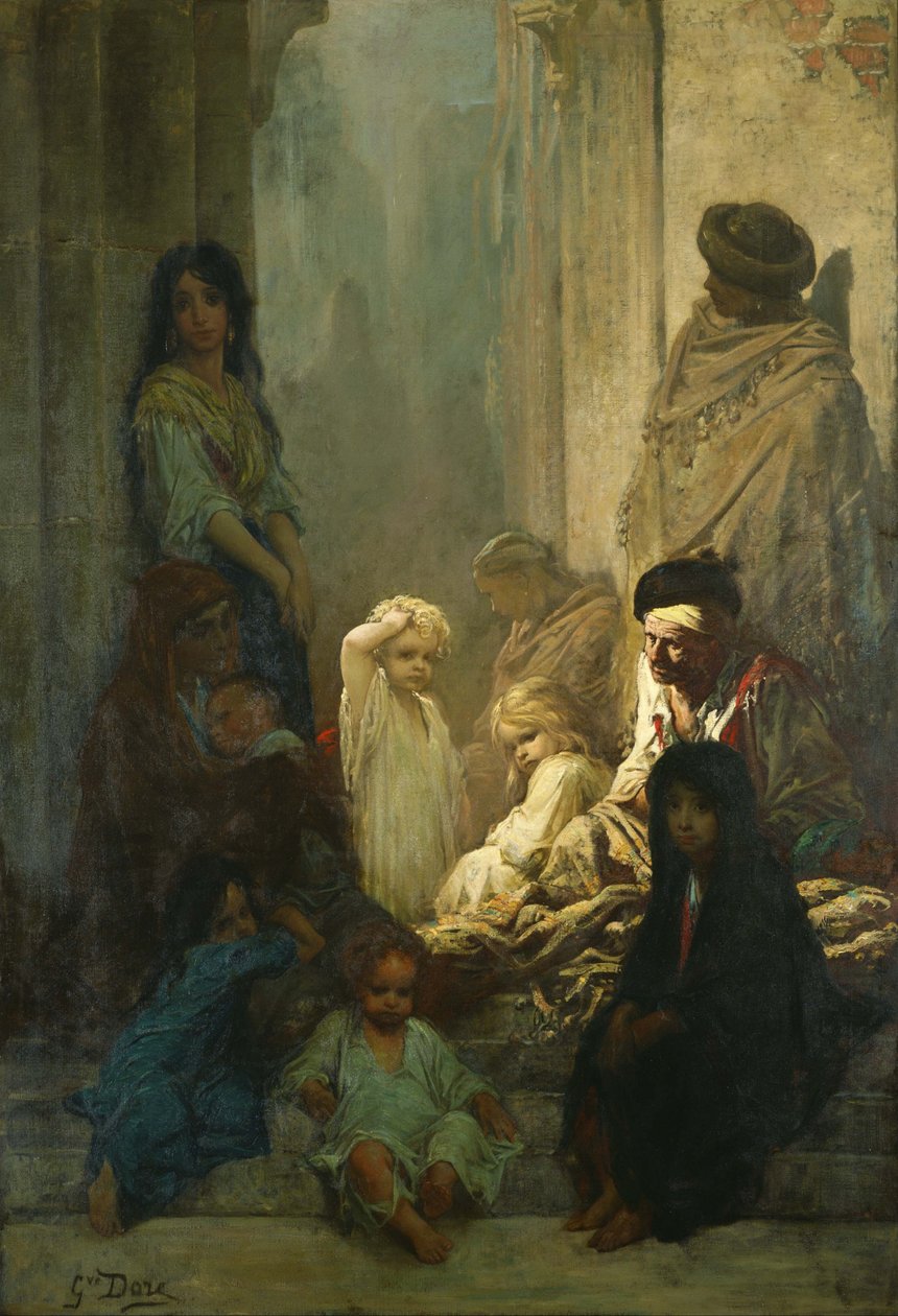 La Siesta, Memórias de Espanha. de Gustave Dore