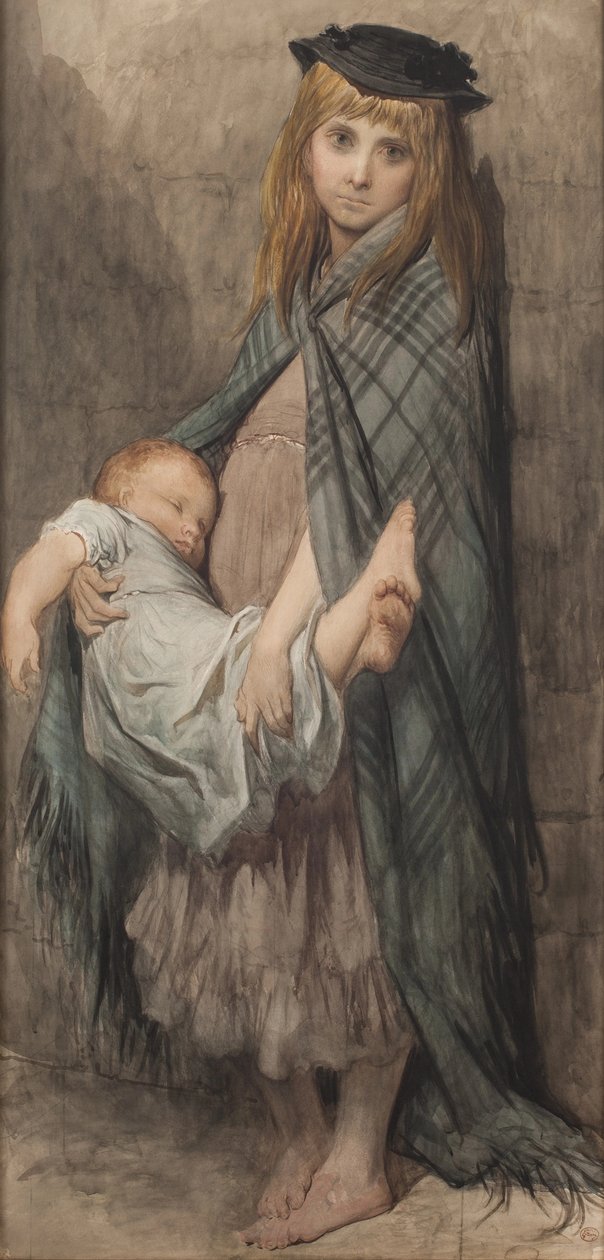 Crianças pobres de Londres de Gustave Dore