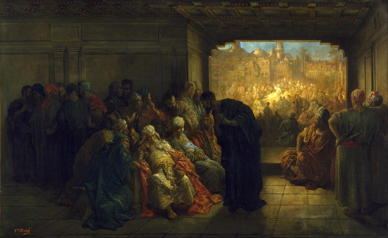 A casa de Caifás de Gustave Dore