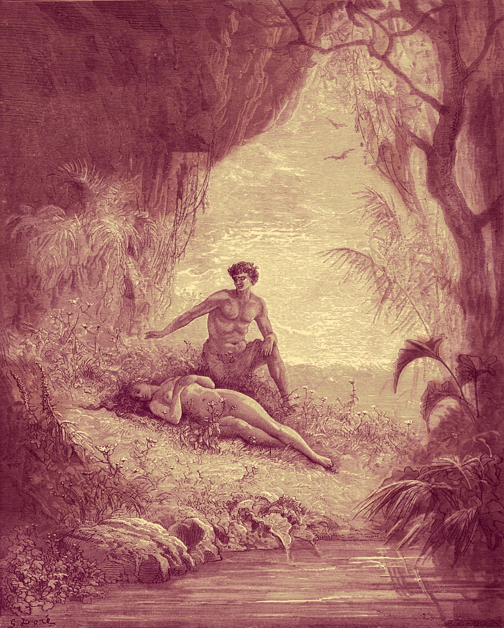 Adão e Eva - Bíblia de Gustave Dore
