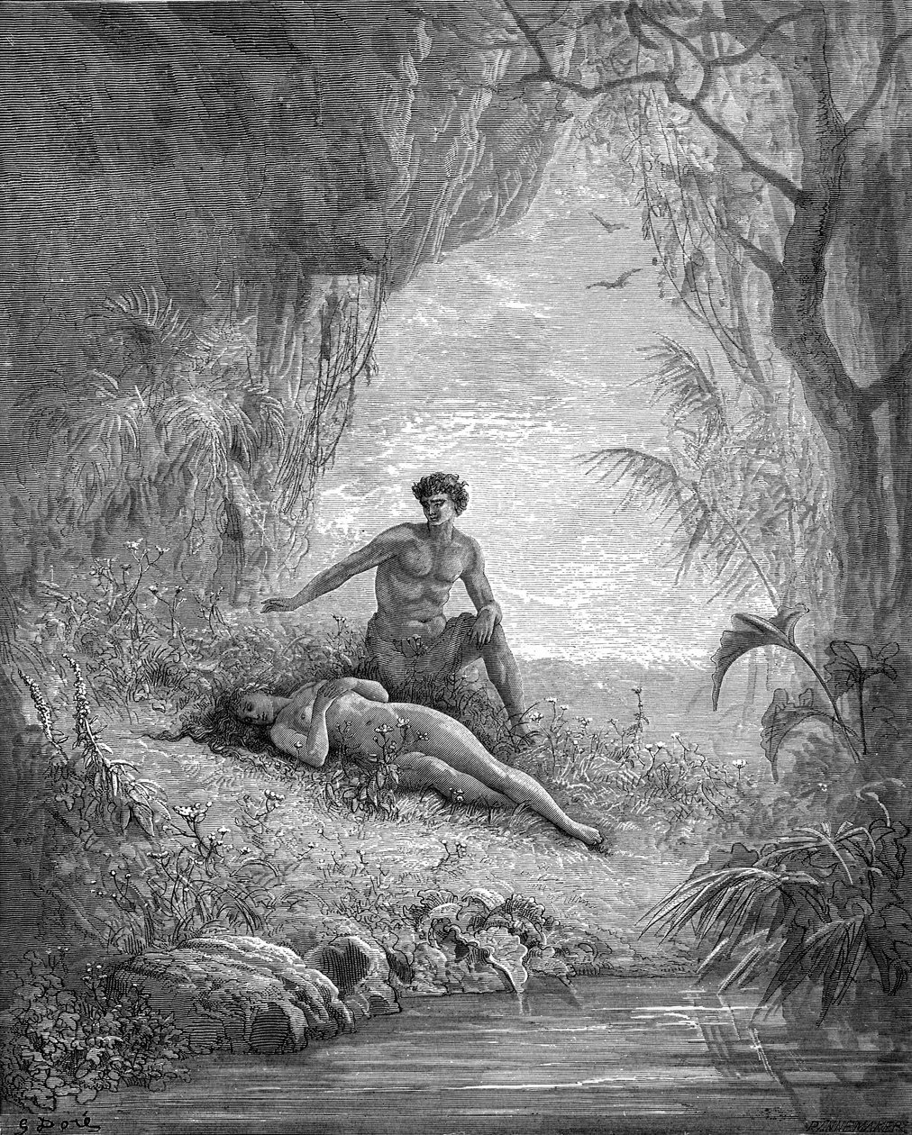 Adão e Eva - Bíblia de Gustave Dore
