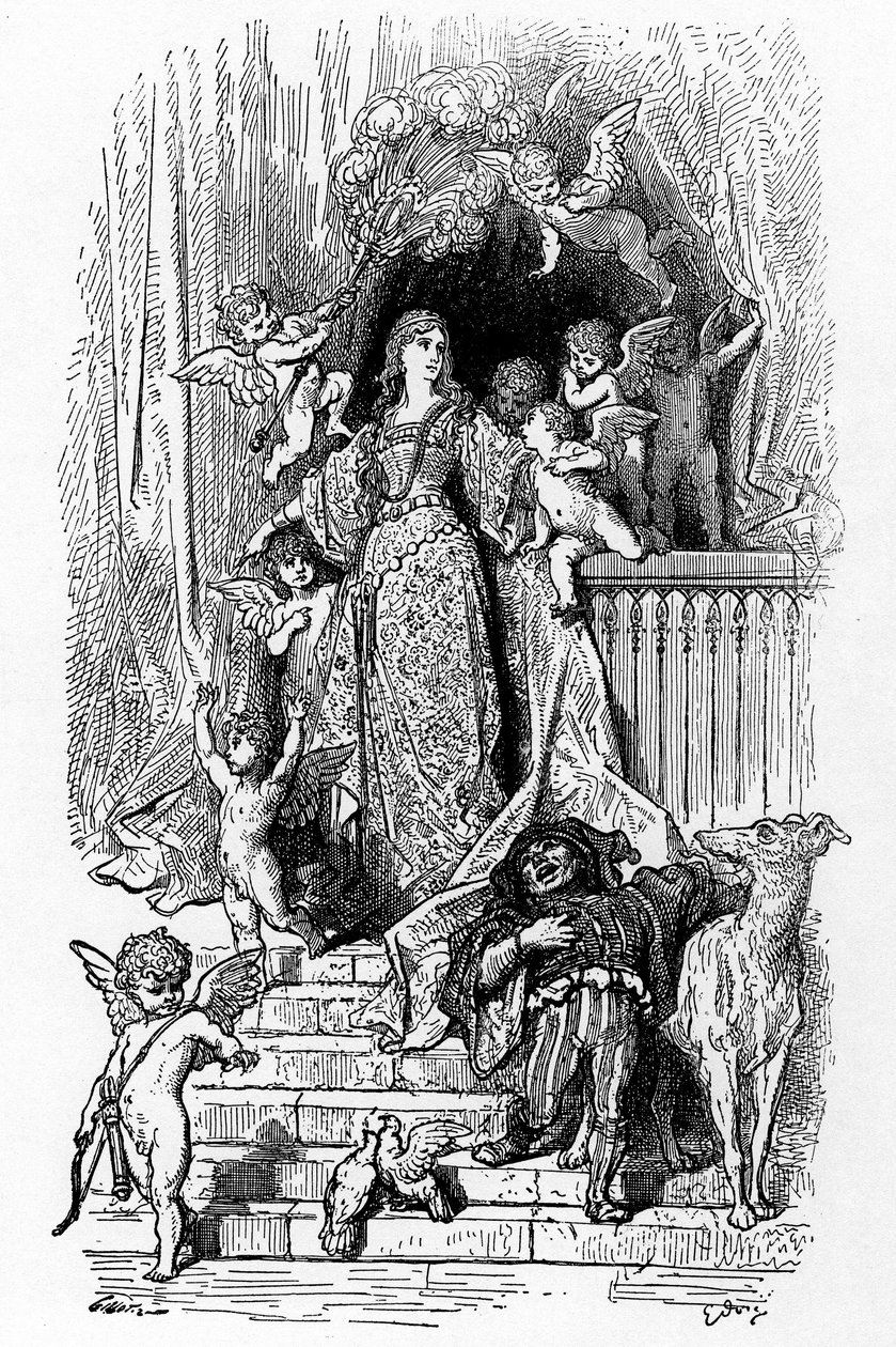 Alcina em sua glória de Gustave Dore