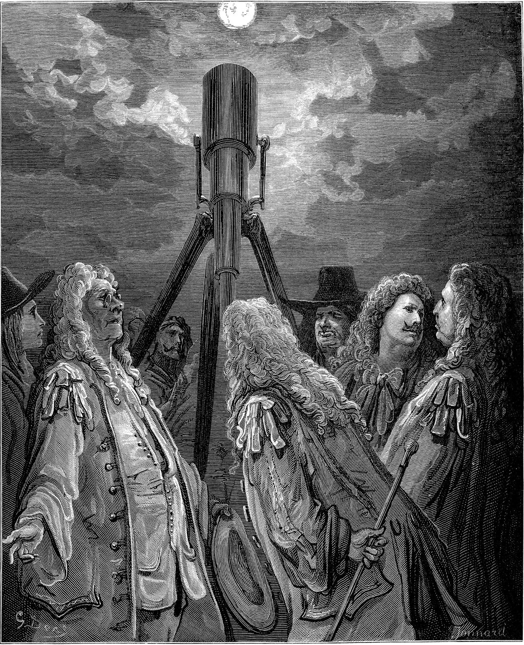 Um animal na lua: fábula de Jean de la Fontaine ilustrada por Gustave Dore - Um animal na lua - de Gustave Dore