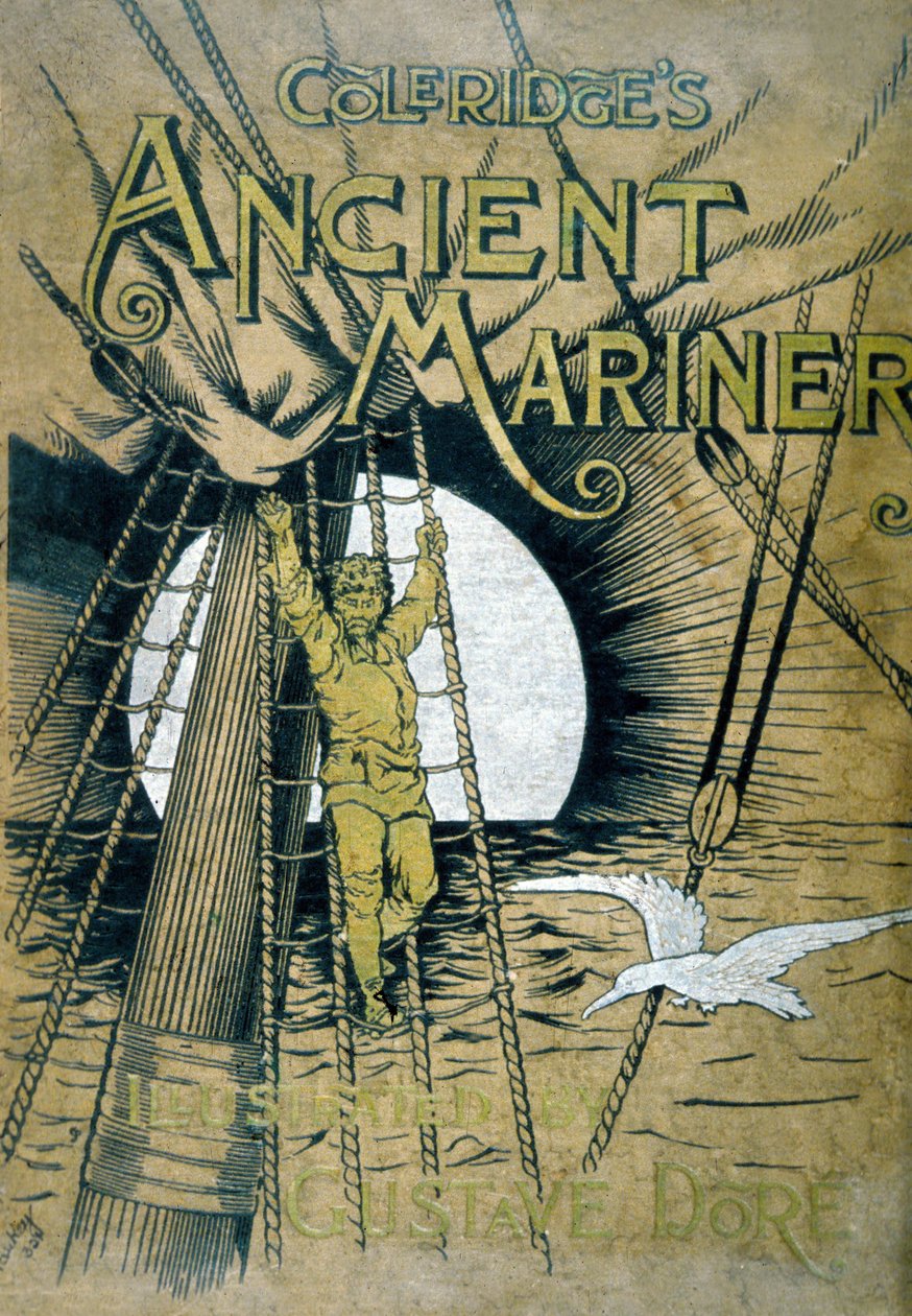 Capa do livro "Ancient mariner" de Samuel Taylor Coleridges, ilustrações de Gustave Dore de Gustave Dore