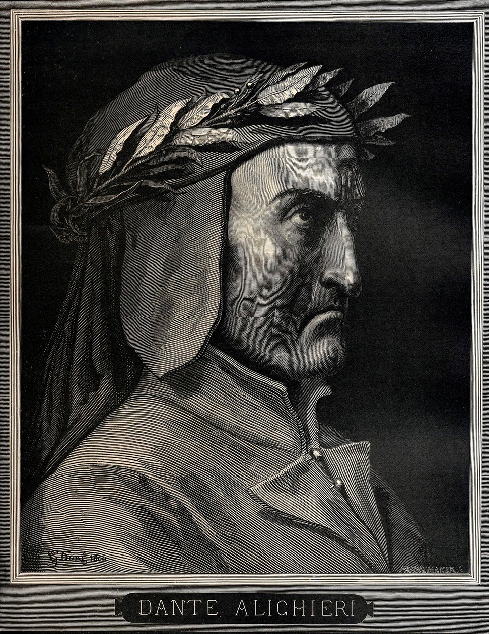 Dante Alighieri 1265-1321, 1860. de Gustave Dore