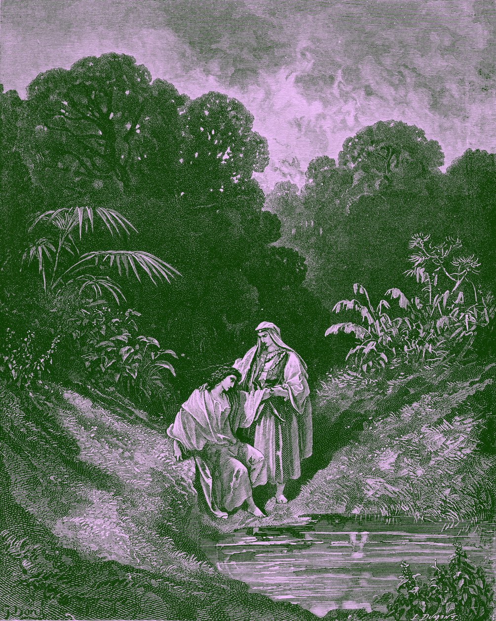 David e Jonathan, de Gustave Doré- Bible de Gustave Dore