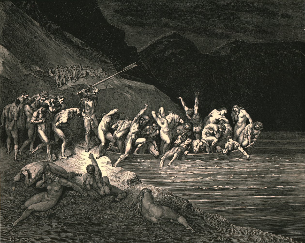 Da mesma maneira, o pão do mal de Adams, c1890. de Gustave Dore