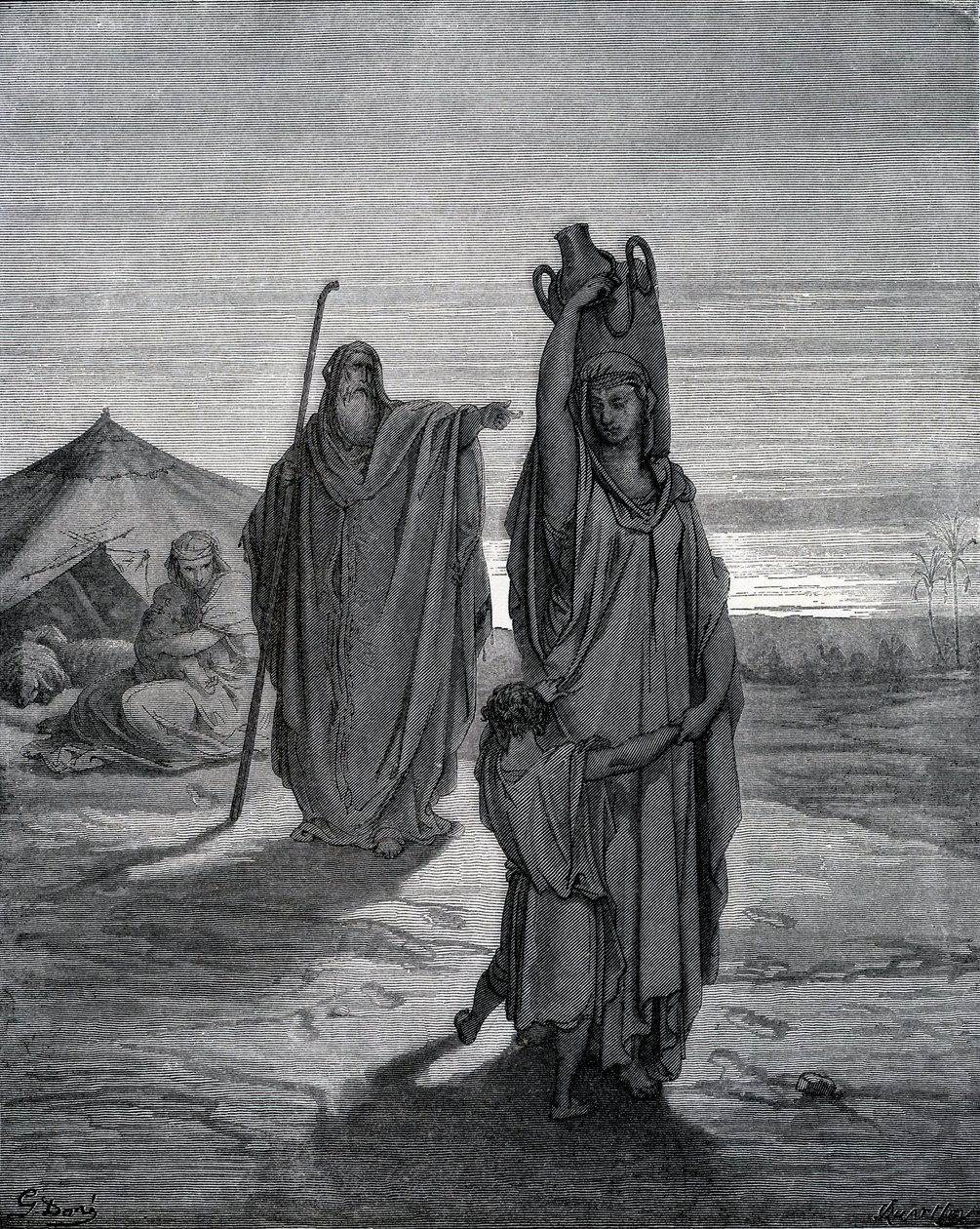Expulsão de Hagar de Gustave Dore