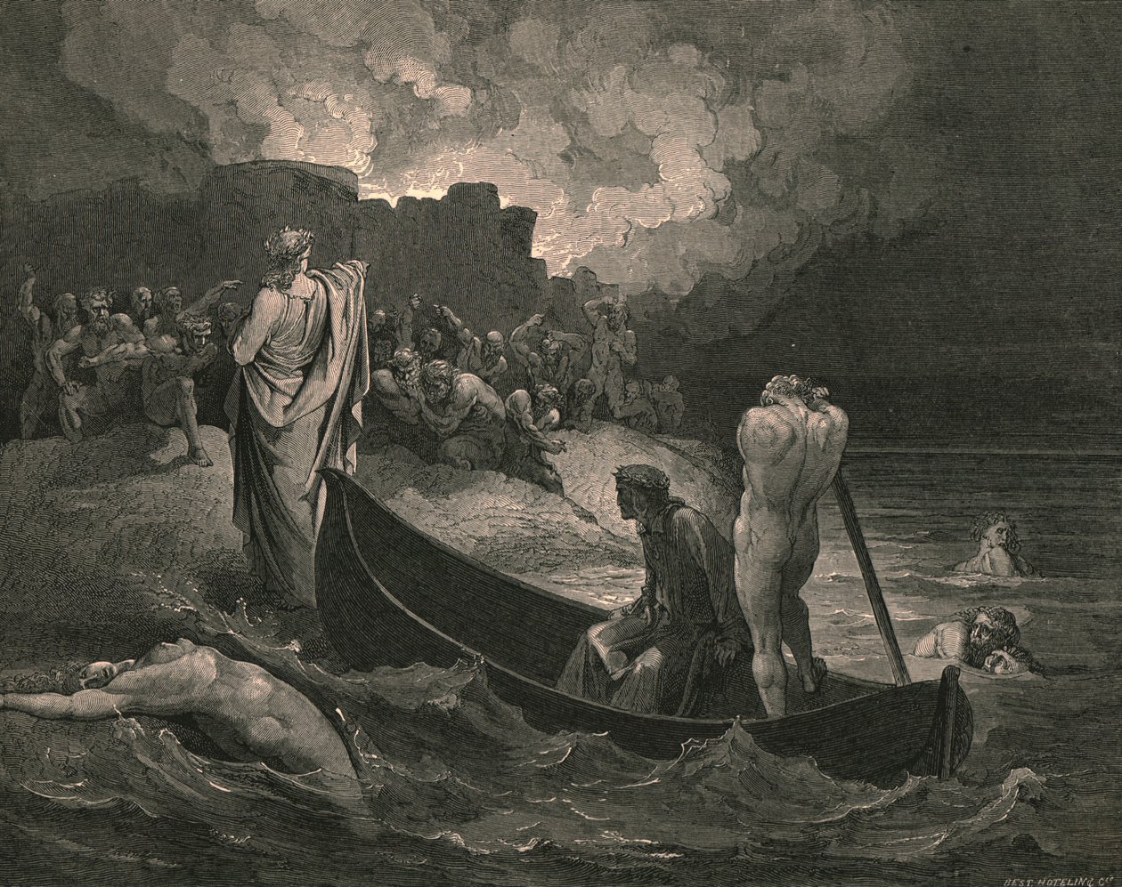 Não pude ouvir quais termos ele os ofereceu, c1890. de Gustave Dore