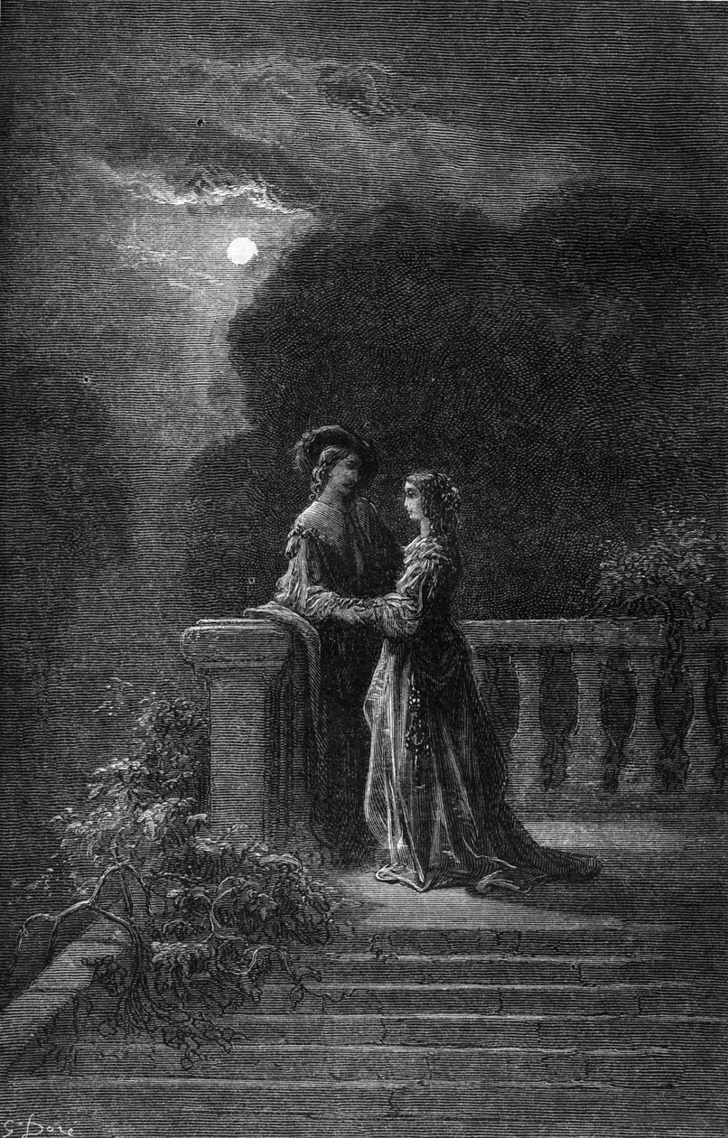 Ilustração de Gustave Dore do livro Capitão Fracasse de TheophileGautier de Gustave Dore