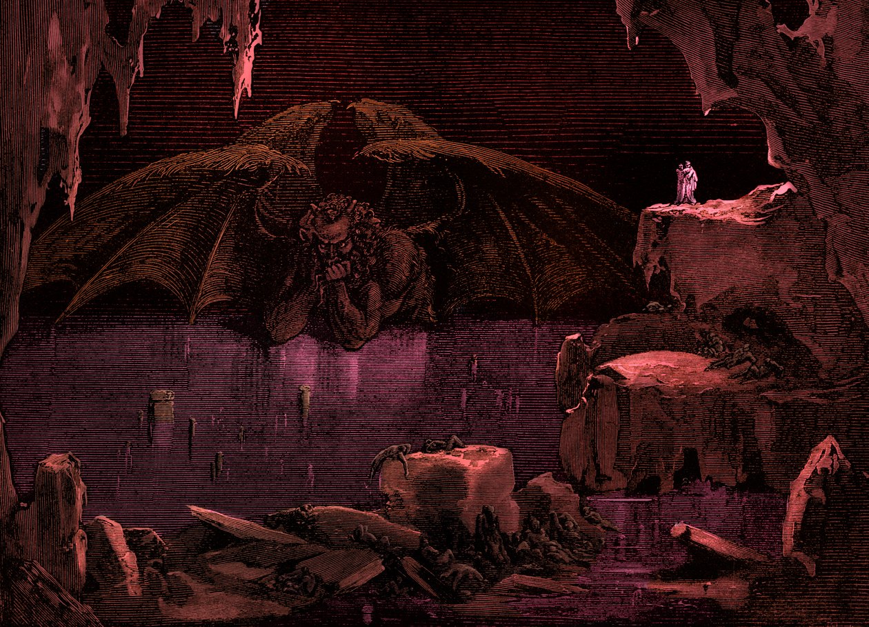 Ilustração para A Divina Comédia - Inferno (La Divina Commedia, L