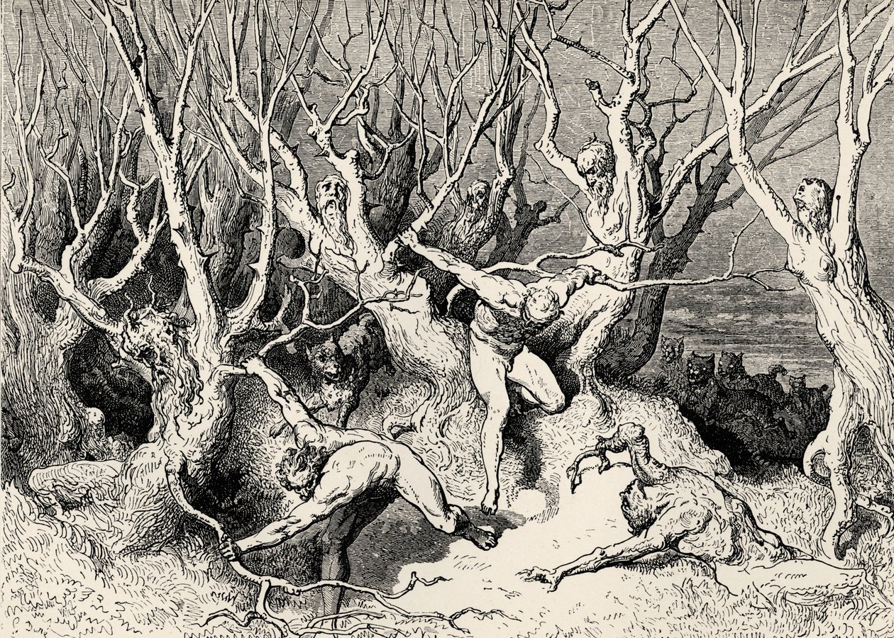 Ilustração para A Divina Comédia - Inferno (La Divina Commedia, L