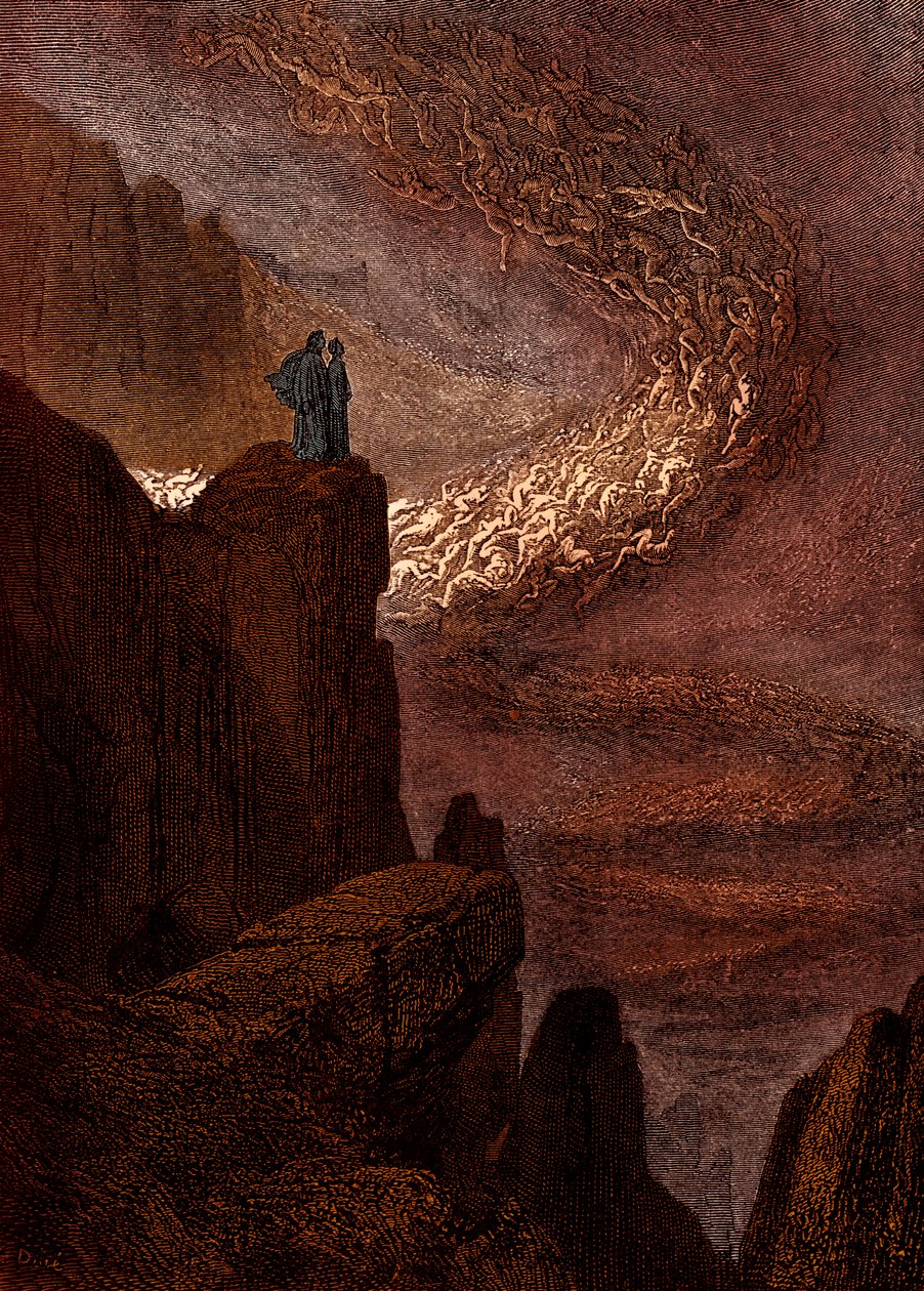 Ilustração para A Divina Comédia - Inferno (La Divina Commedia, L