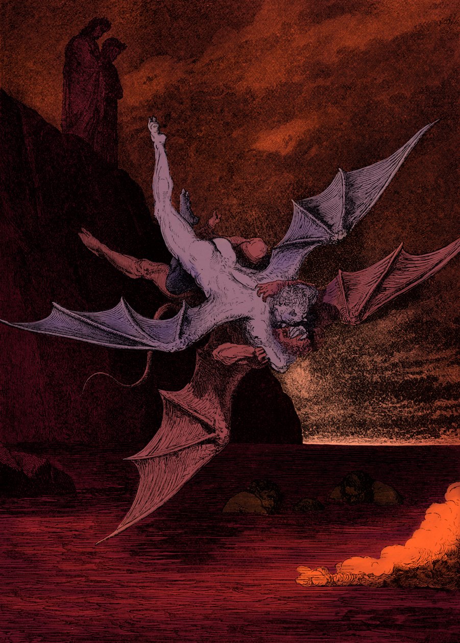 Ilustração para A Divina Comédia - Inferno (La Divina Commedia, L